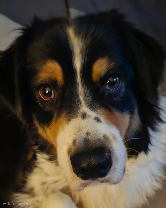 Penny im Schnee